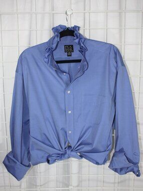 Custom Joseph A. Banks Ruffle Collar Shirt – One-of-a-Kind